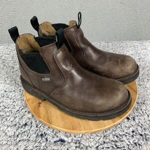 Danner Silverton Boots Mens 7.5D Brown Gore-tex Leather Outdoor Oil Resistant 5"